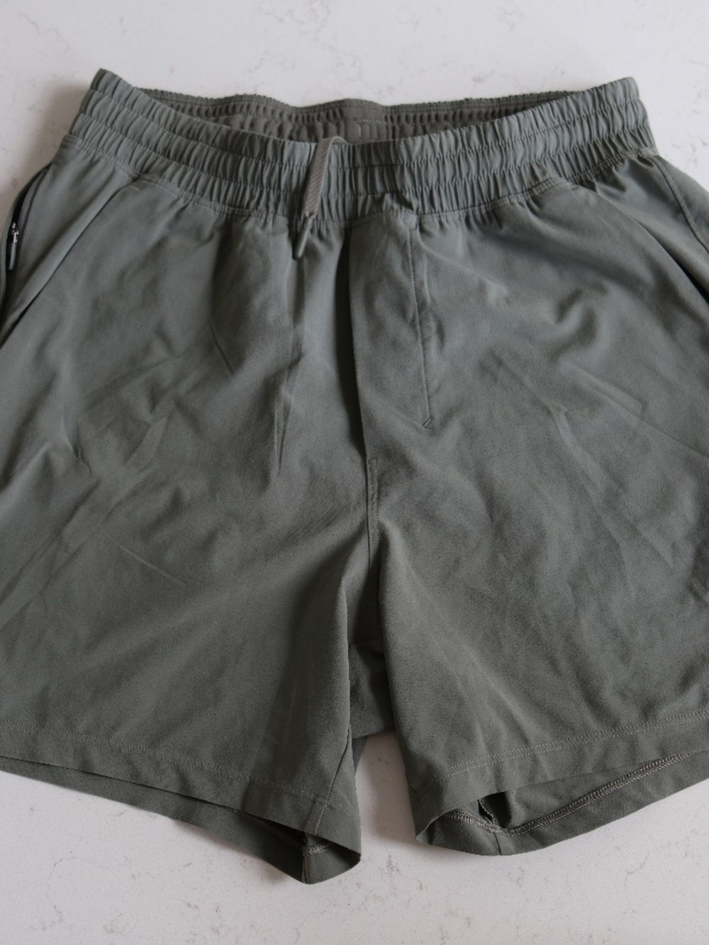 Pace Breaker Linerless Short 5" - Grey Sage